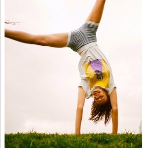 Zara White Tika the Iggy print T Shirt